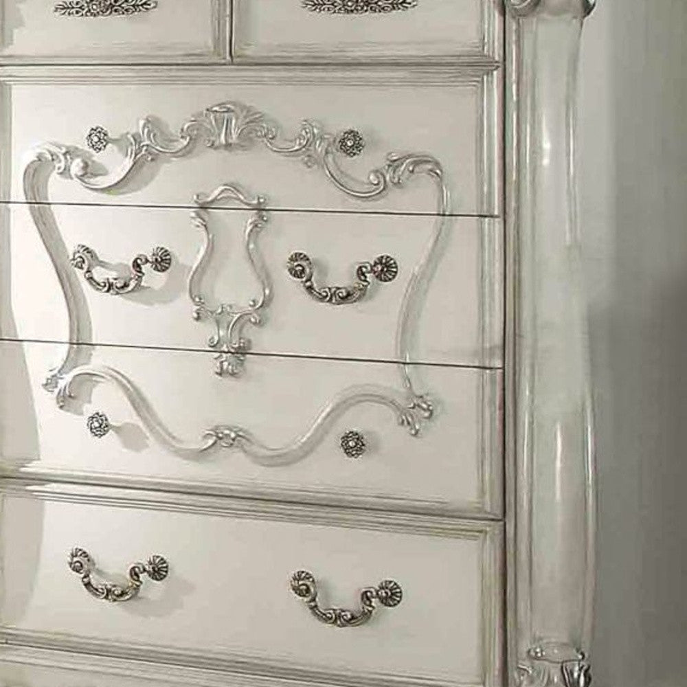 47" White Solid Wood Standard Chest