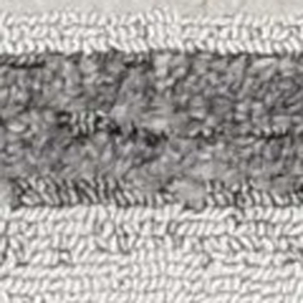 12' X 15' Gray and Ivory Abstract Area Rug