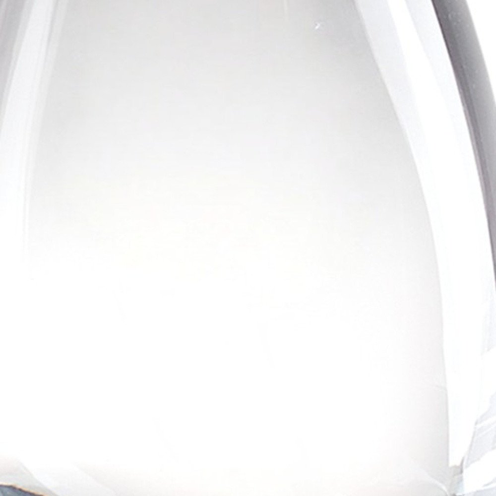 9" Clear Oval Lead Free Crystal Table Vase