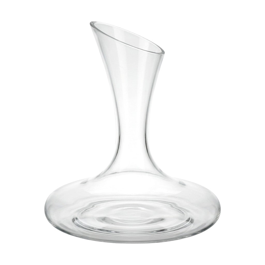 Clear Crystal Glass Convex Curve Shape Stemless Carafe