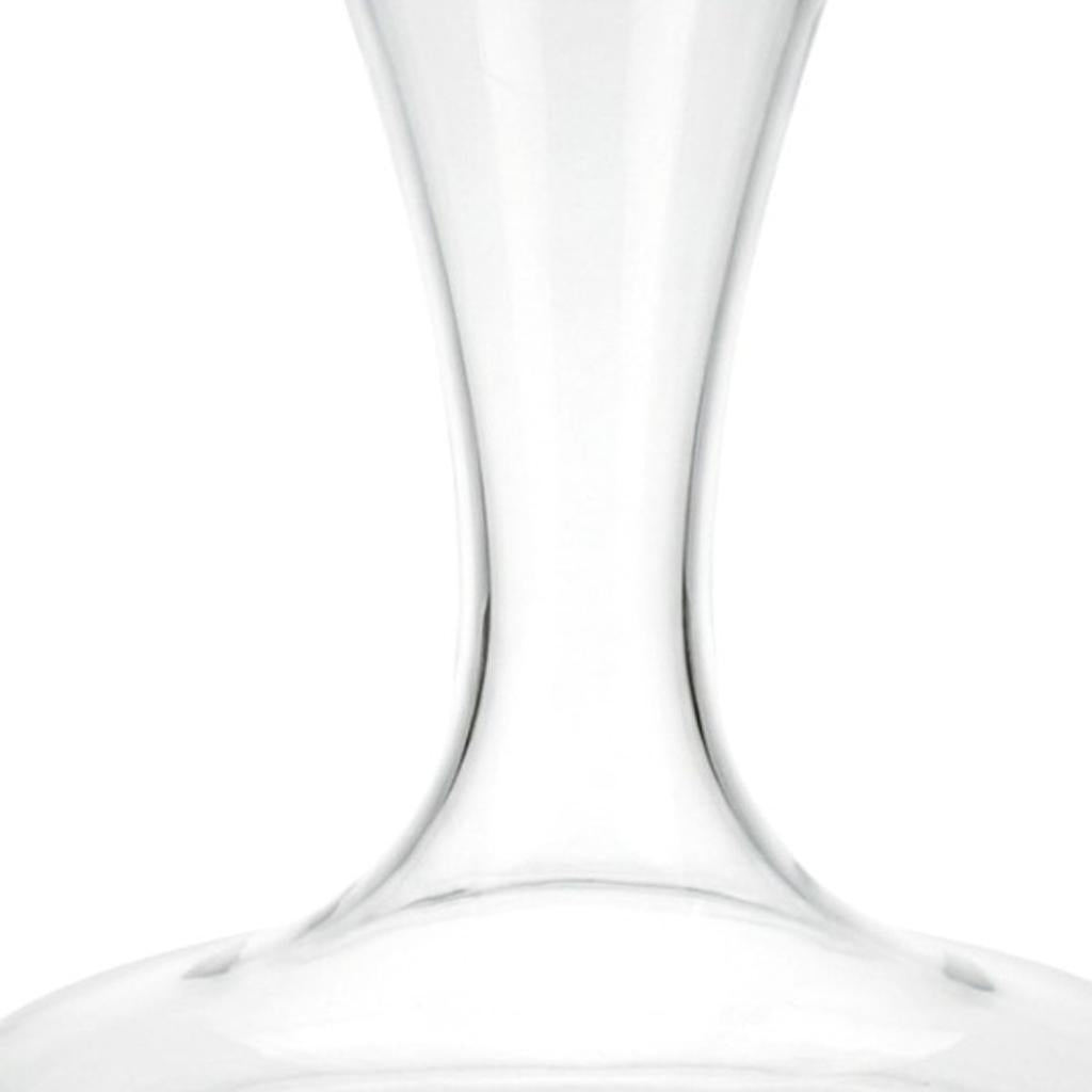 Clear Crystal Glass Convex Curve Shape Stemless Carafe