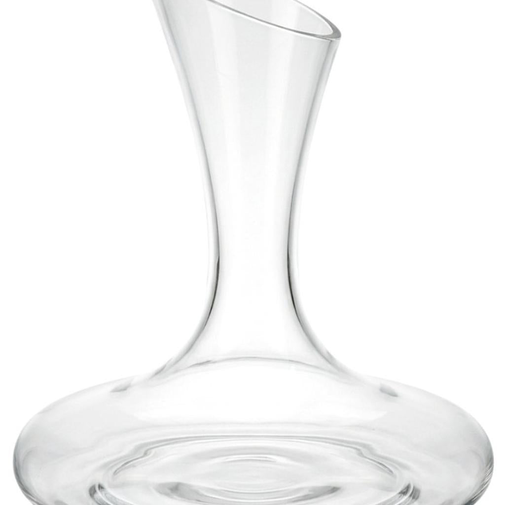 Clear Crystal Glass Convex Curve Shape Stemless Carafe