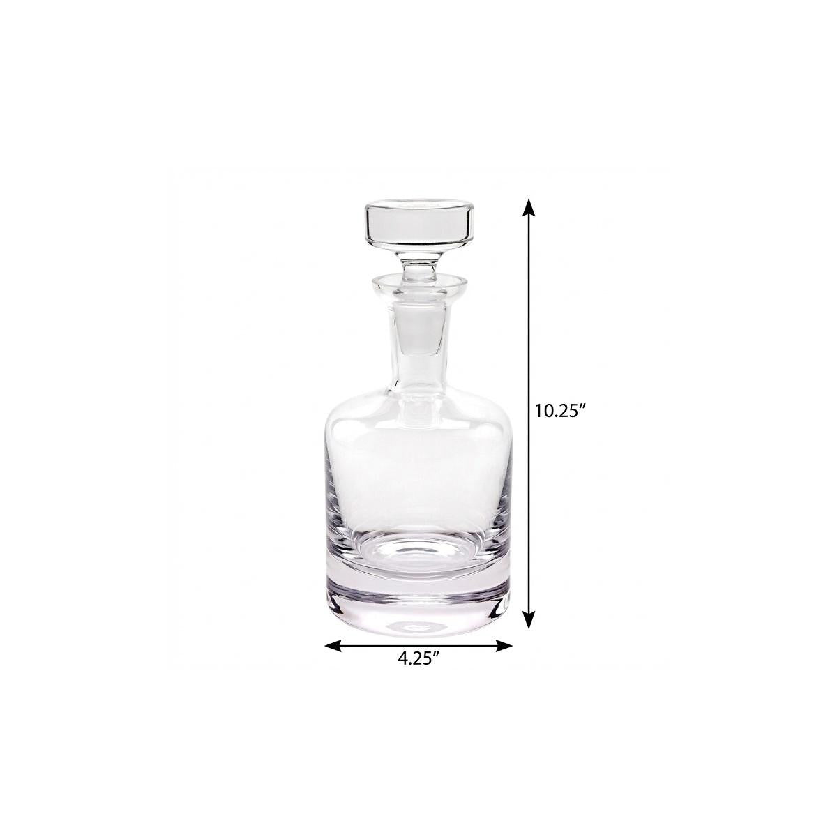 Mouth Blown European Crystal Decanter 28 Oz