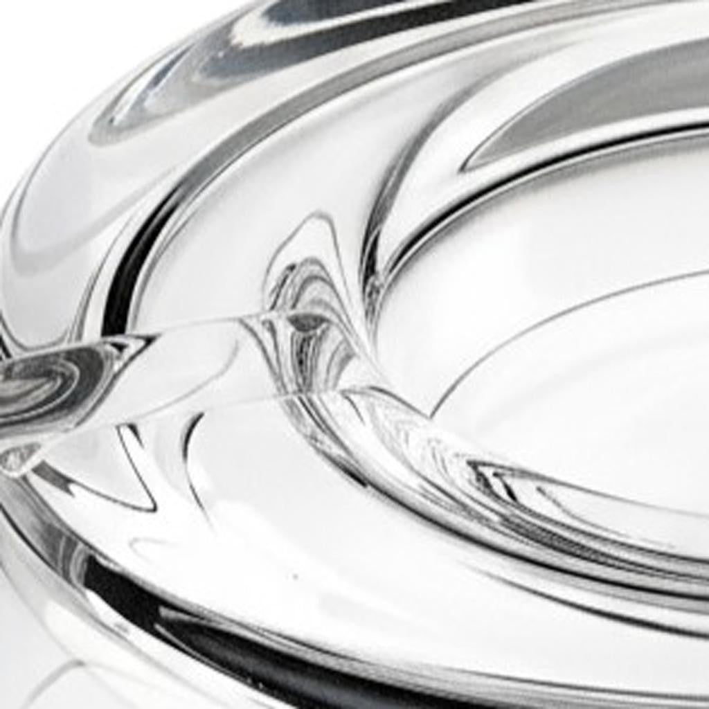 Mouth Blown European Crystal Cigar Ash Tray