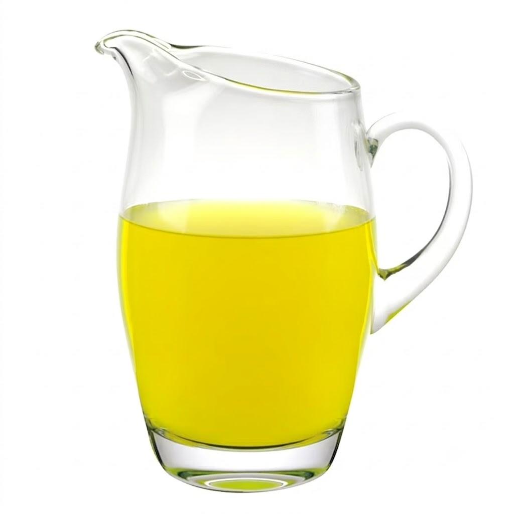 Clear Crystal Glass Convex Curve Shape Stemless Pitcher