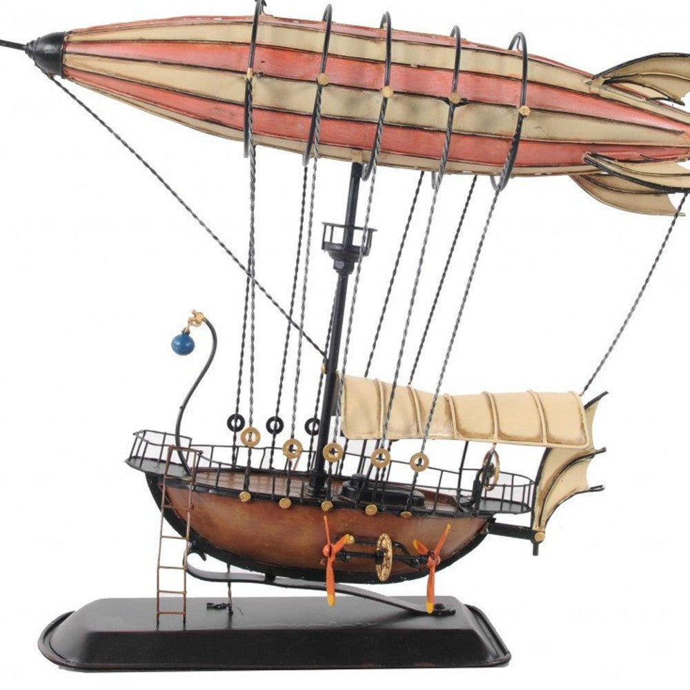 Steampunk Airship Model With Crows Nest