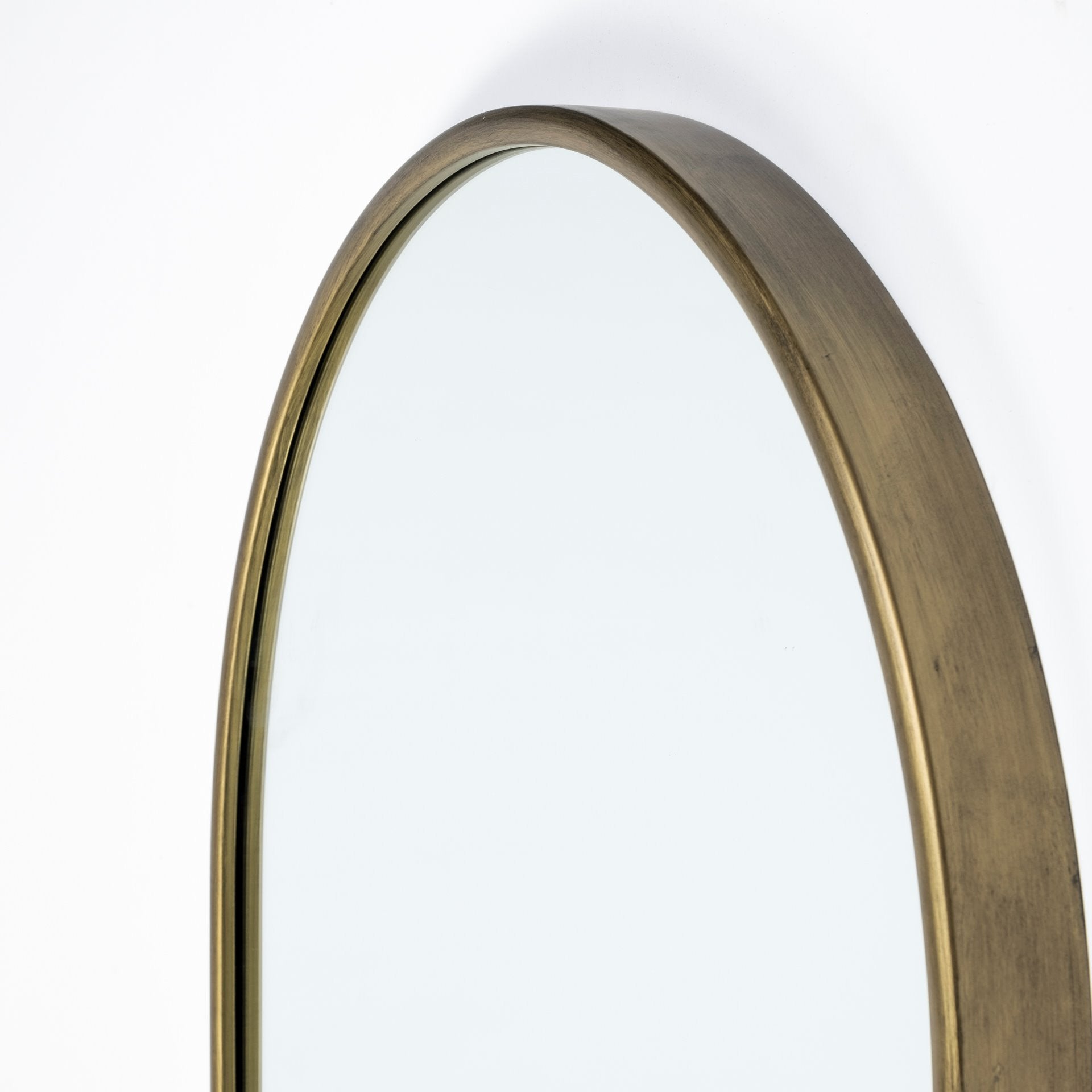70" Gold Arch Metal Framed Accent Mirror