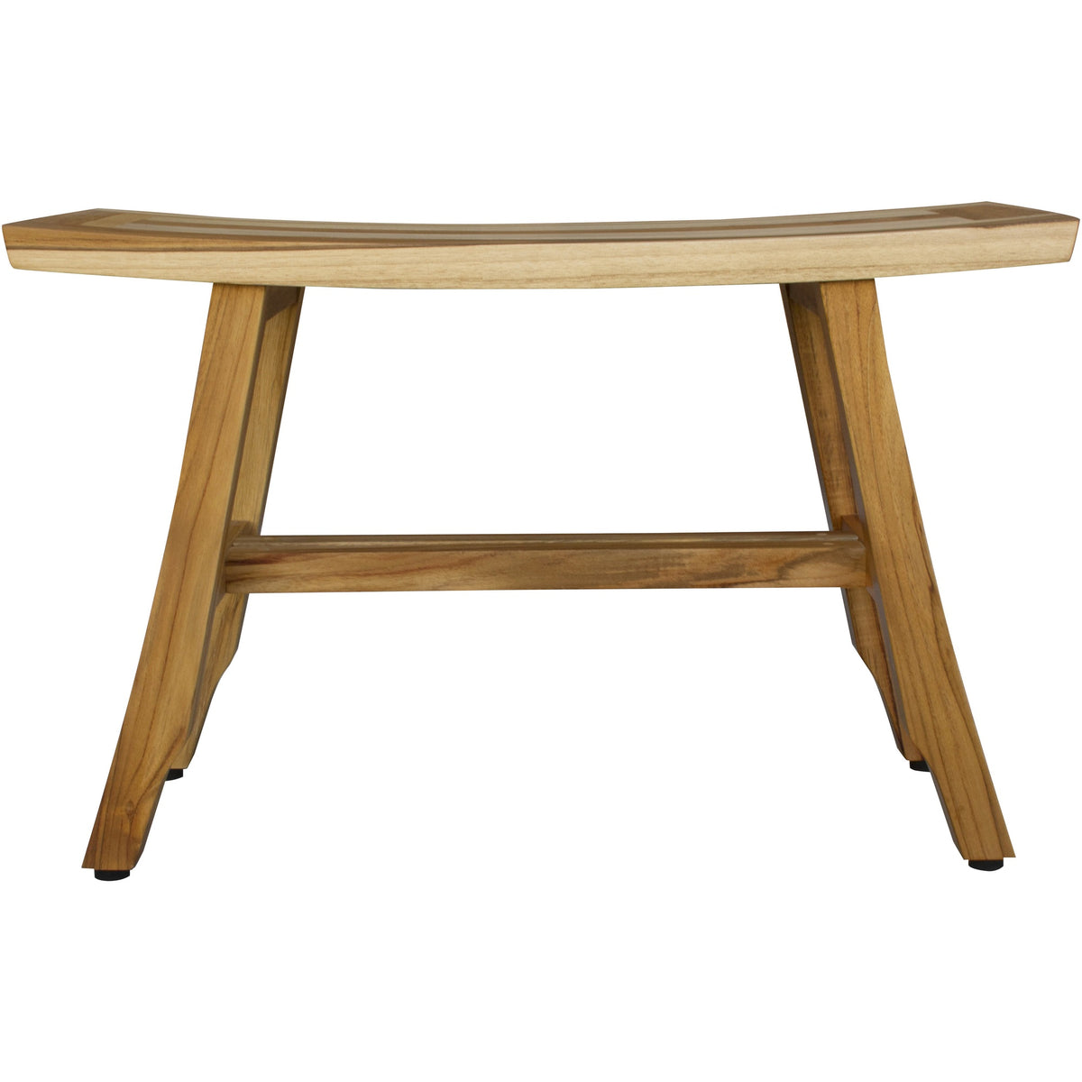 28" Natural Teak Rectangular Shower Bench