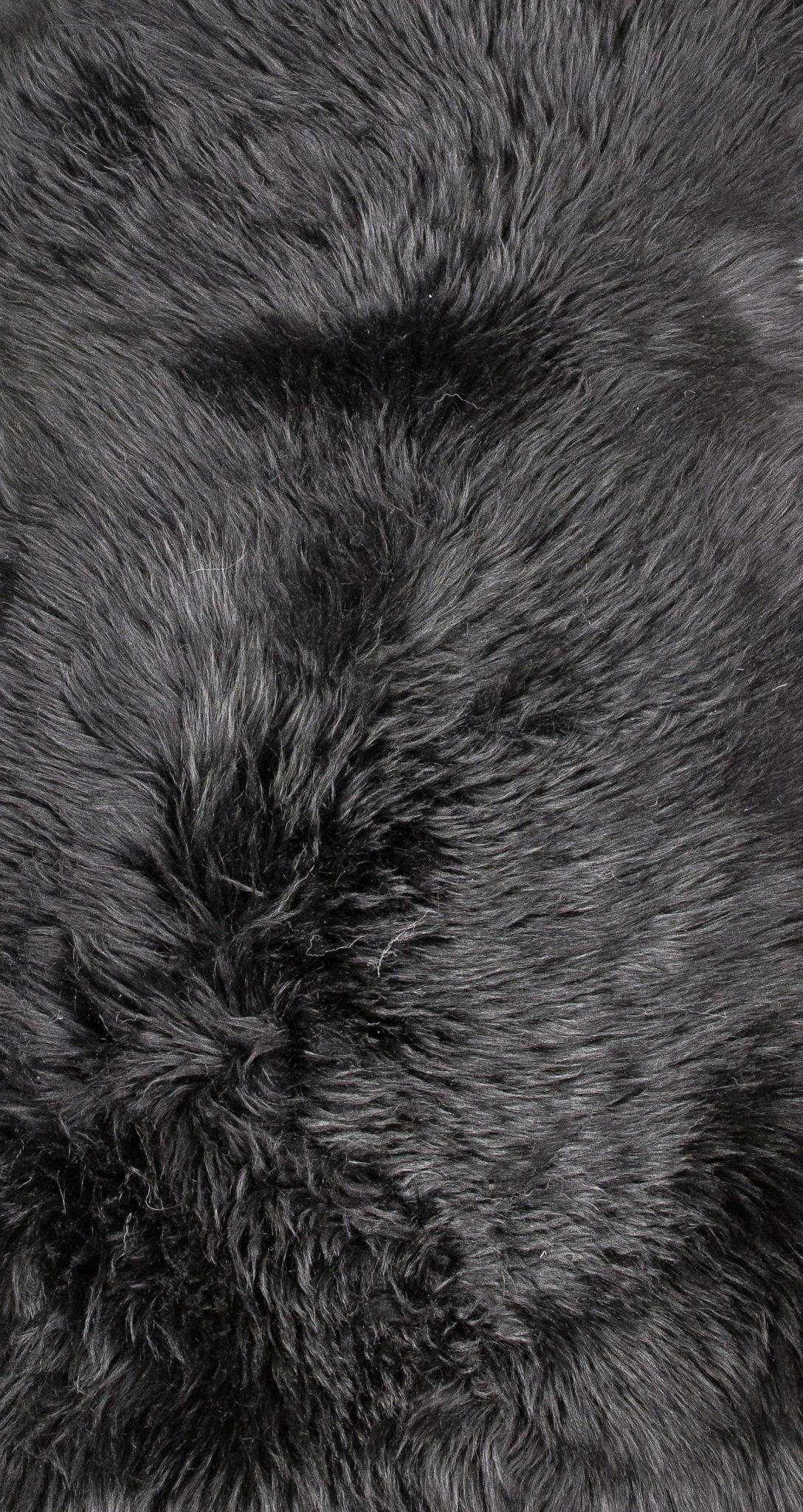 2' X 3' Black Shag Area Rug