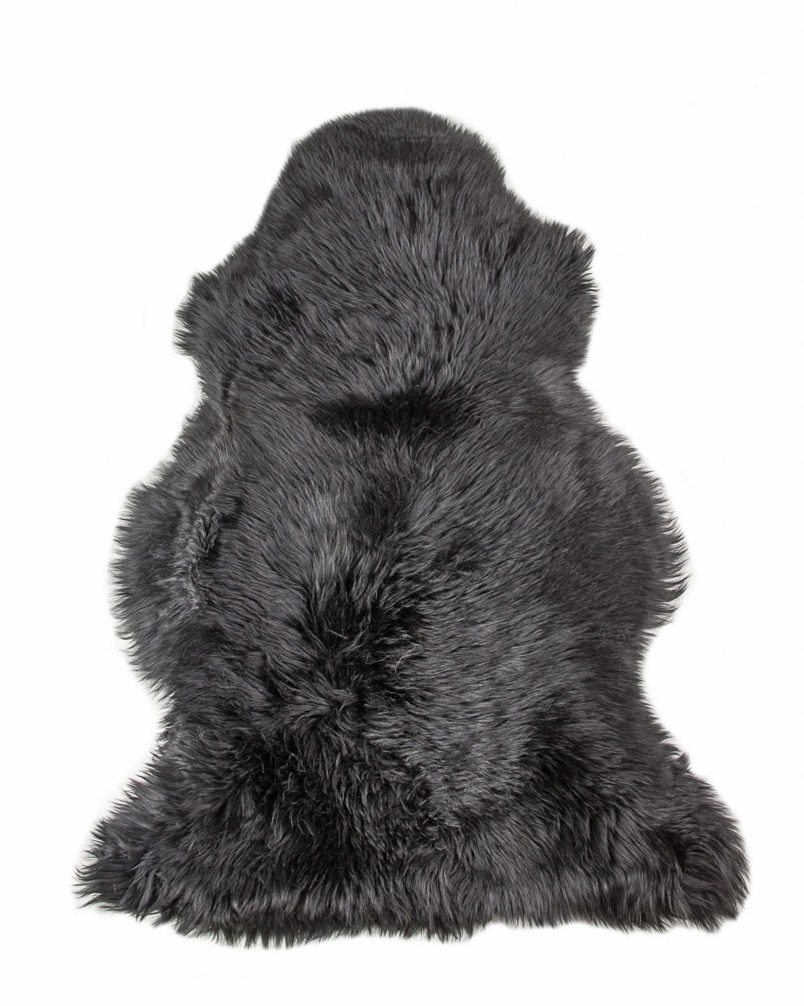 2' X 3' Black Shag Area Rug