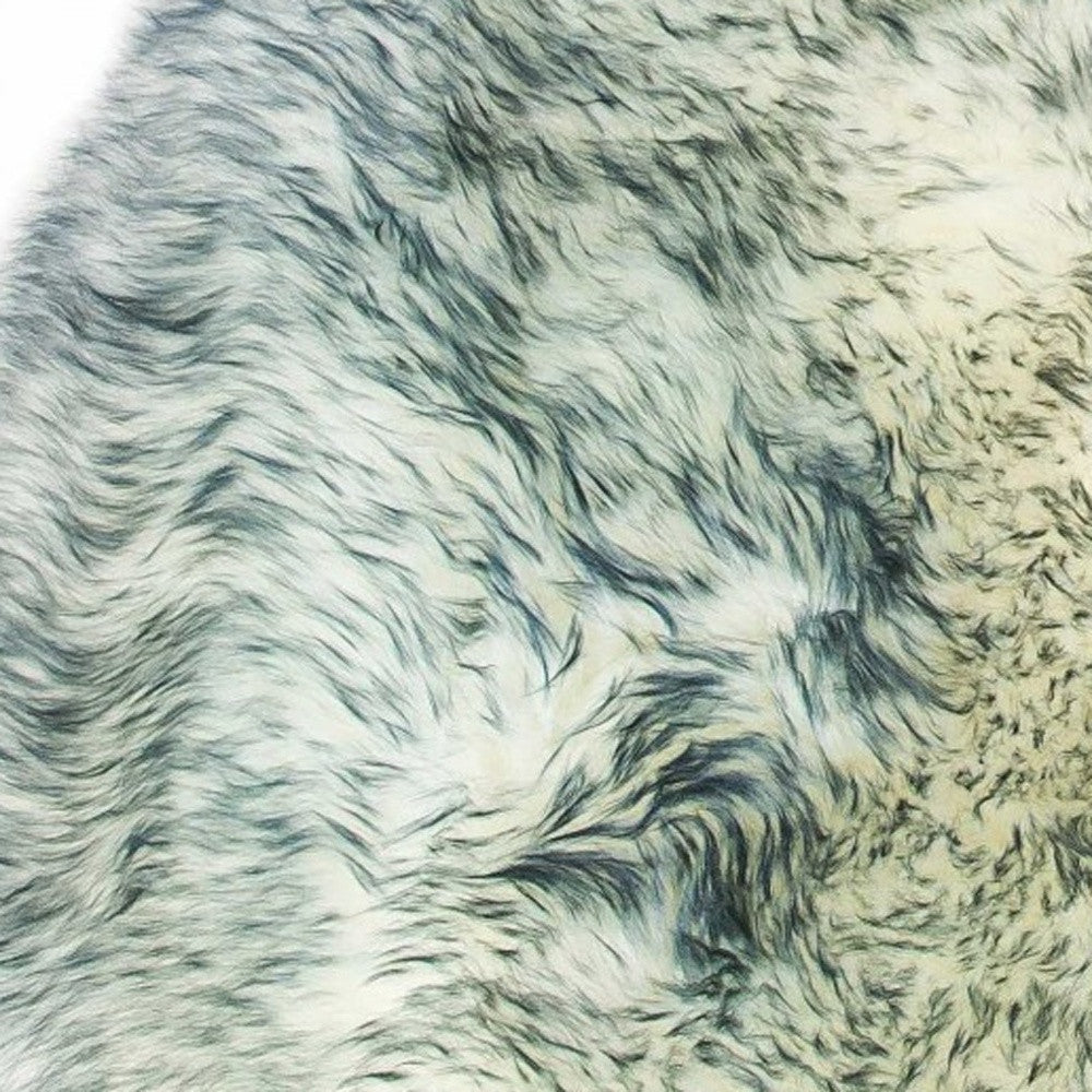 2' X 3' Gray Shag Area Rug