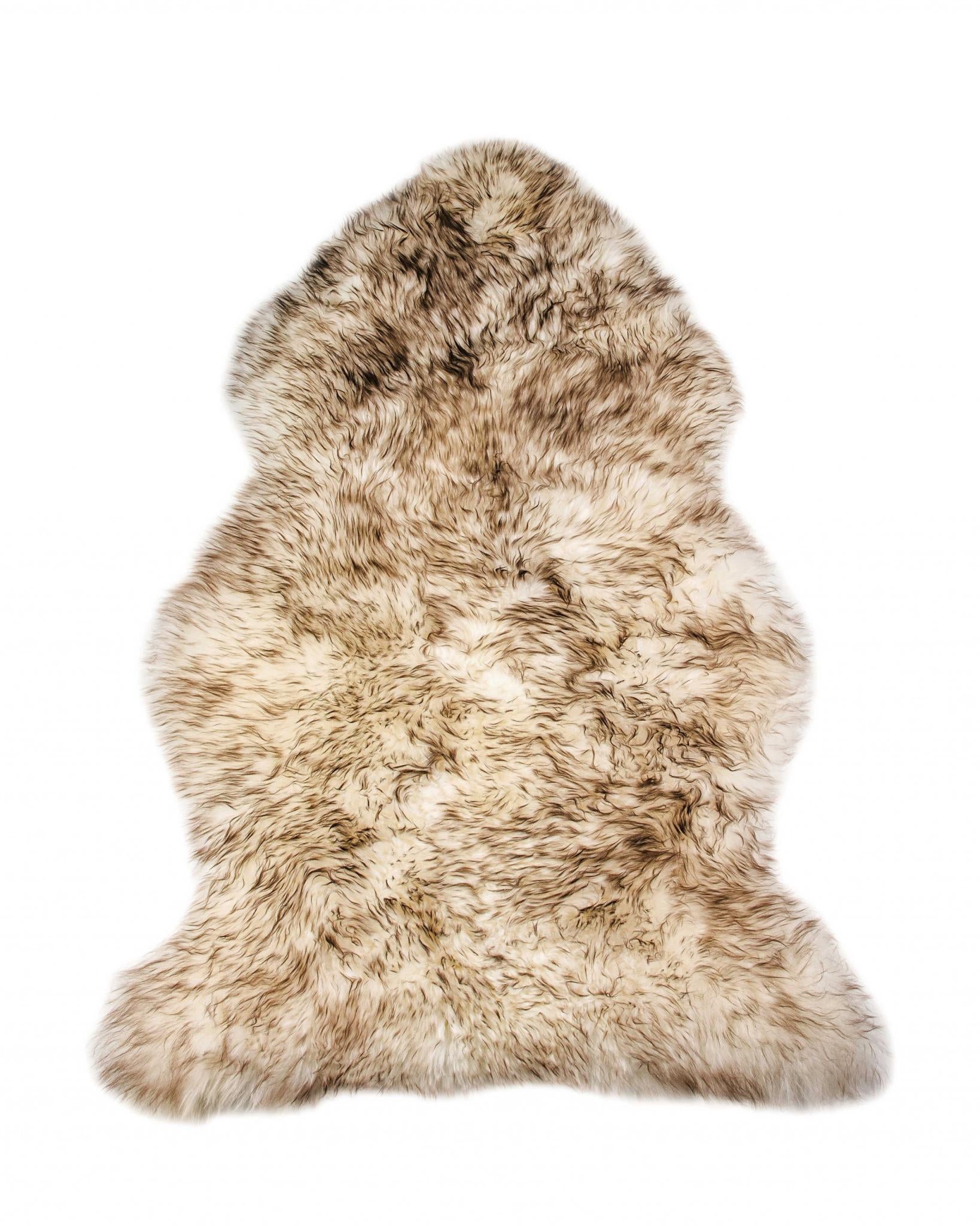 2' X 3' Cream Shag Area Rug