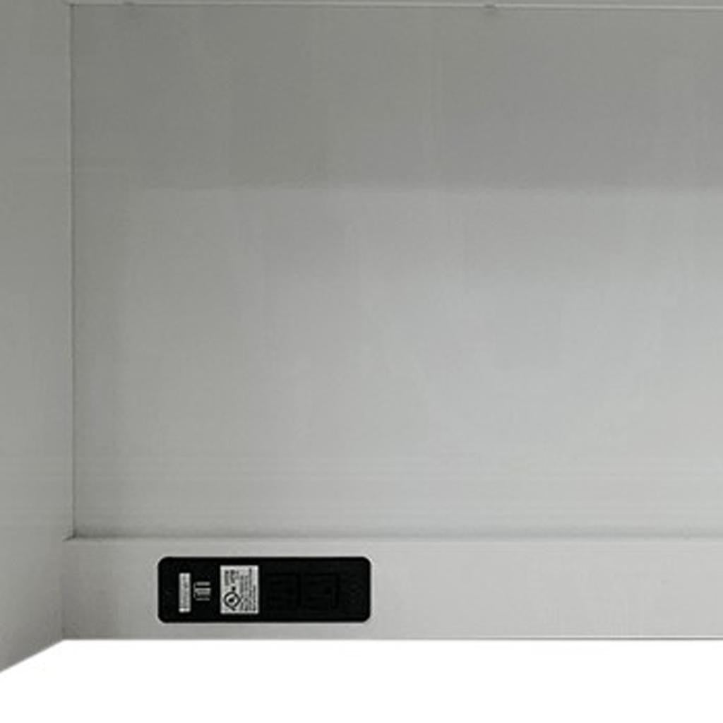 White Wood Computer Hutch With Shelf And Drawer