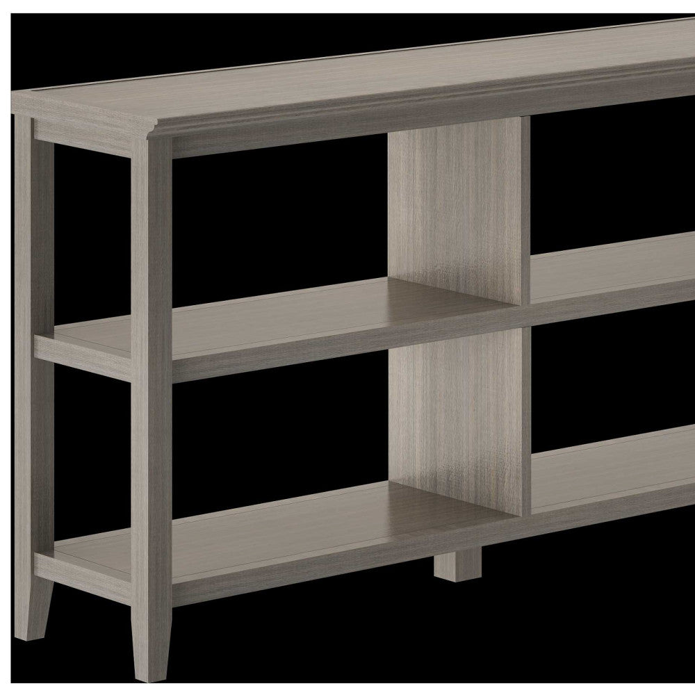 30" Bookcase With 2 Shelves In Washed Grey