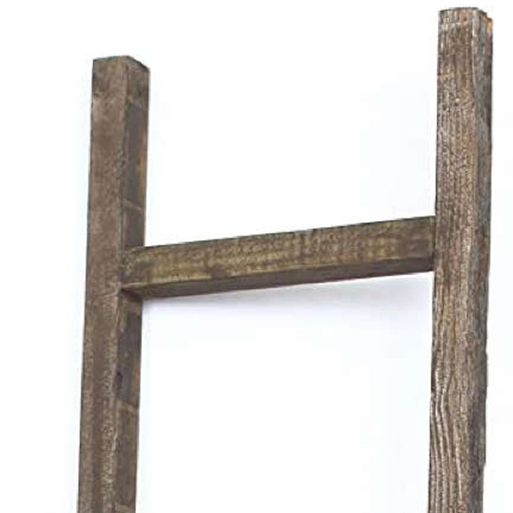 73" X 15" Espresso Wood Hanging Dimensional Sculpture