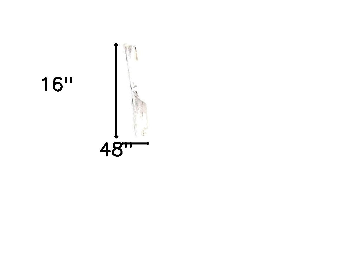 48" White Distressed Solid Wood Four Step Ladder Shelf