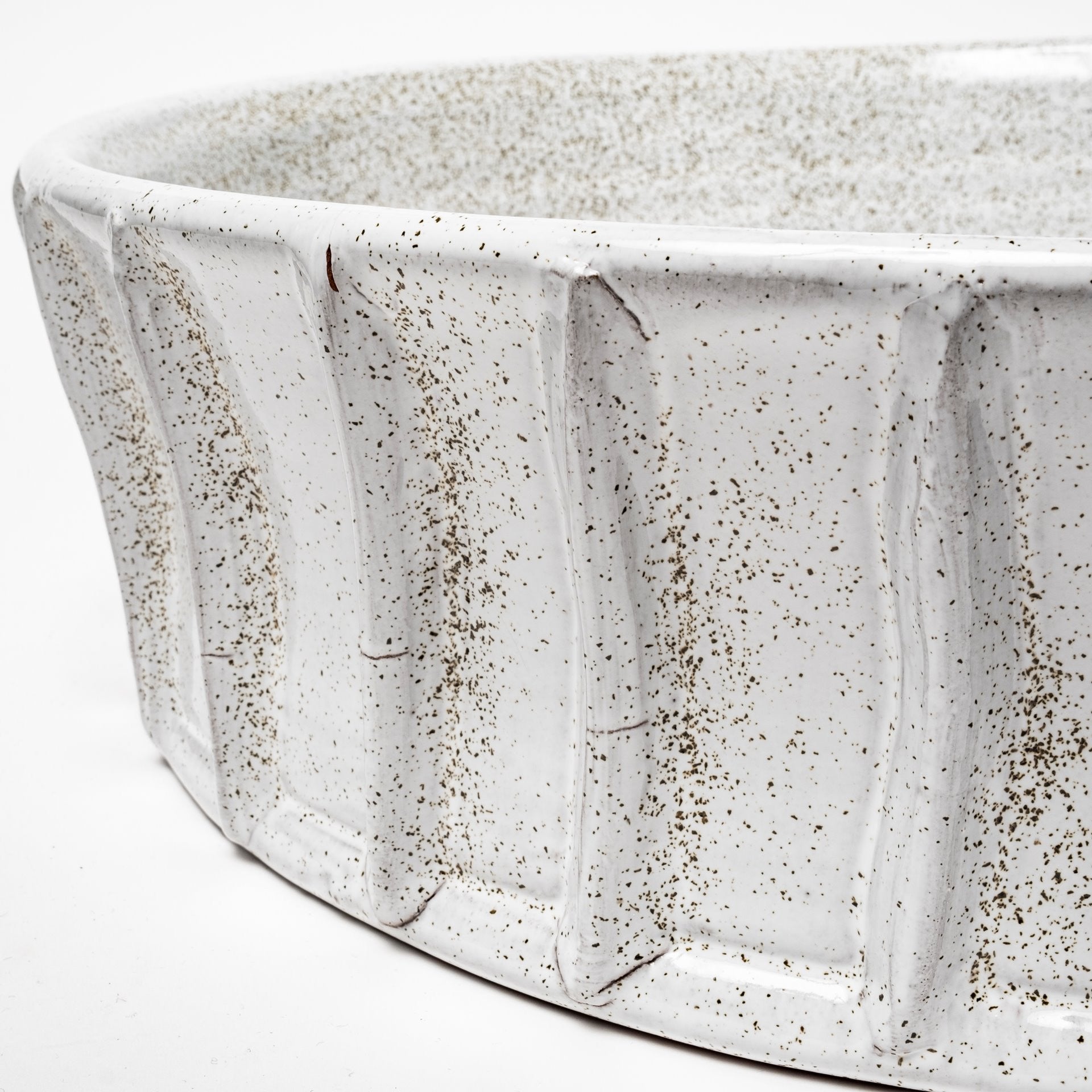 Large White Ceramic Bowl
