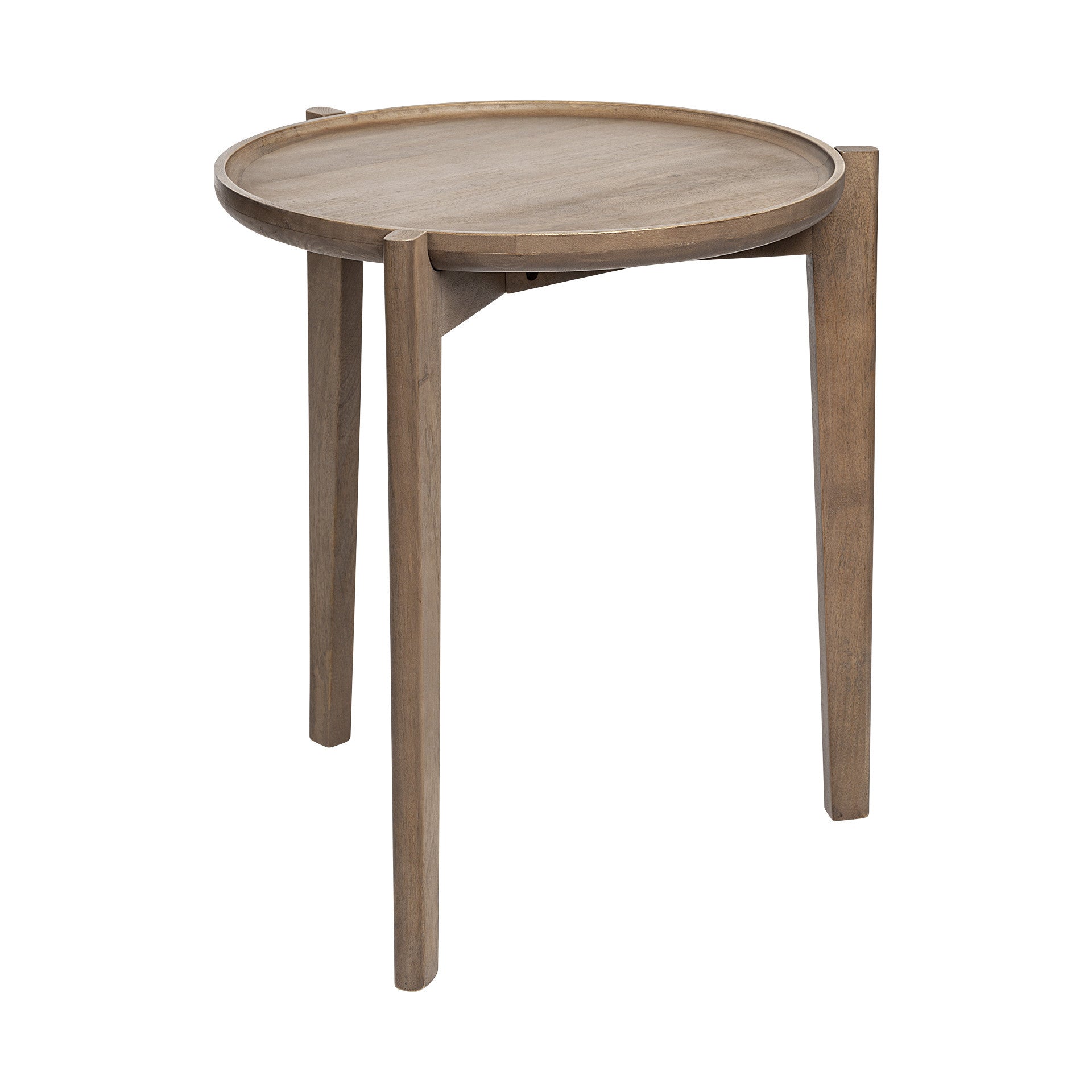 24" Brown Unavailable Round End Table