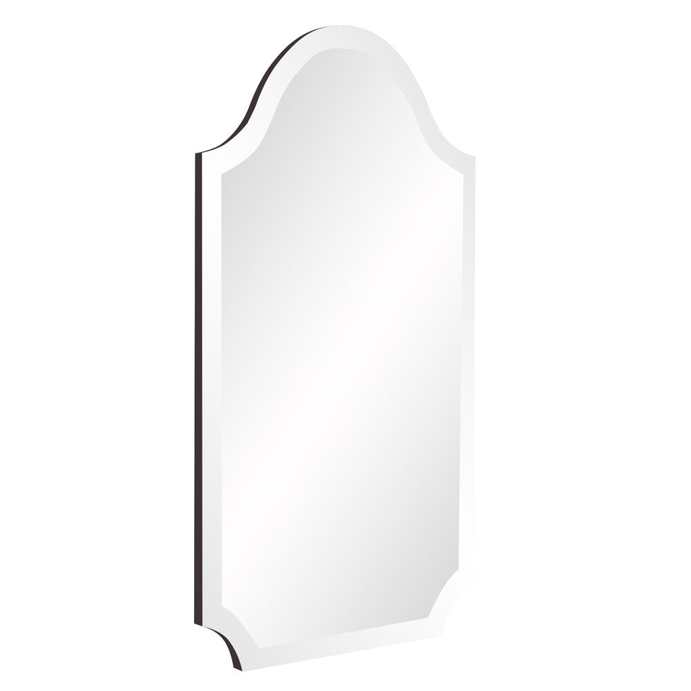 27" Clear Abstract Unframed Accent Mirror