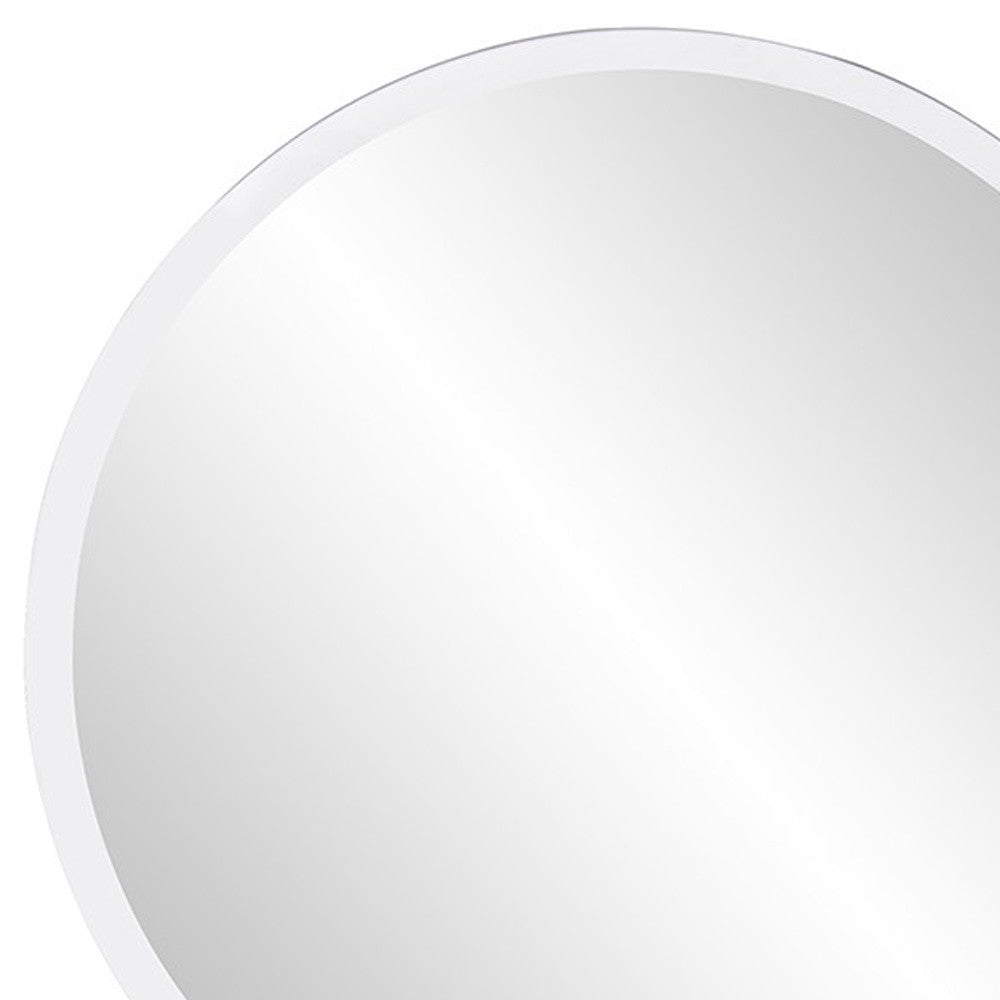 12" Clear Round Unframed Accent Mirror
