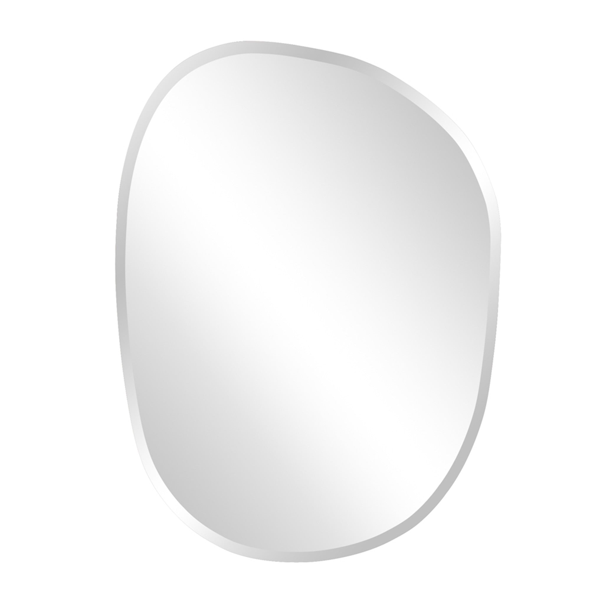 24" Mirror Oval Unframed Accent Mirror