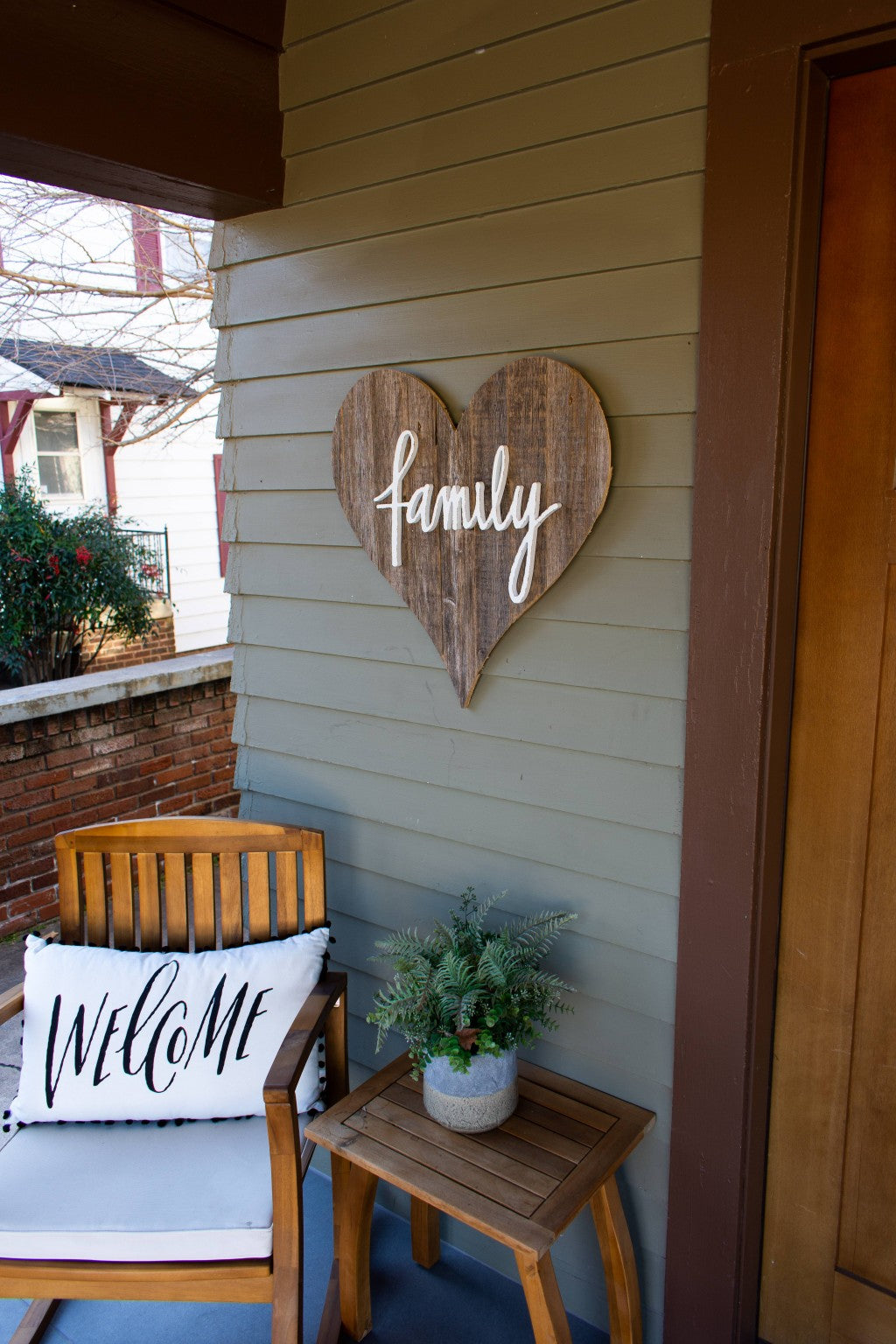 18" Weathered Gray Reclaimed Wood Heart Wall Decor