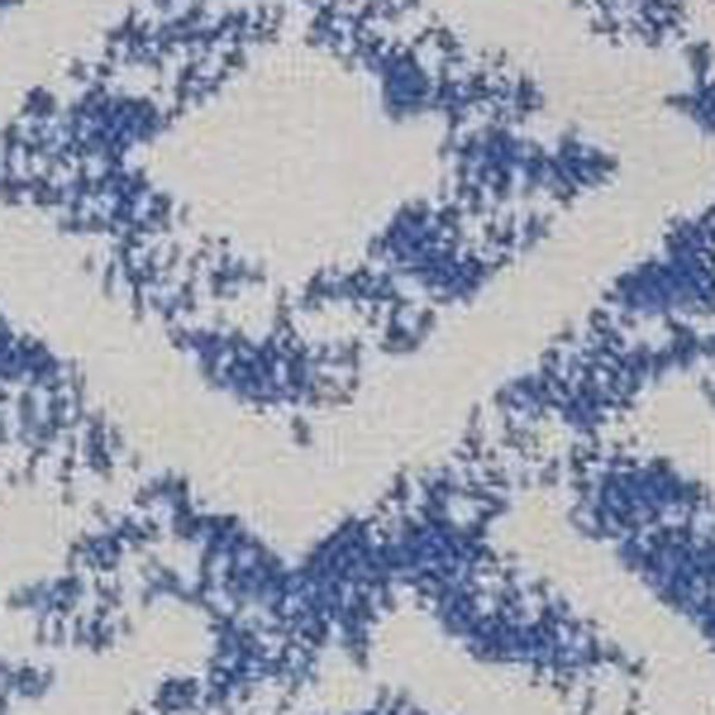 4' X 6' Blue And Gray Geometric Area Rug