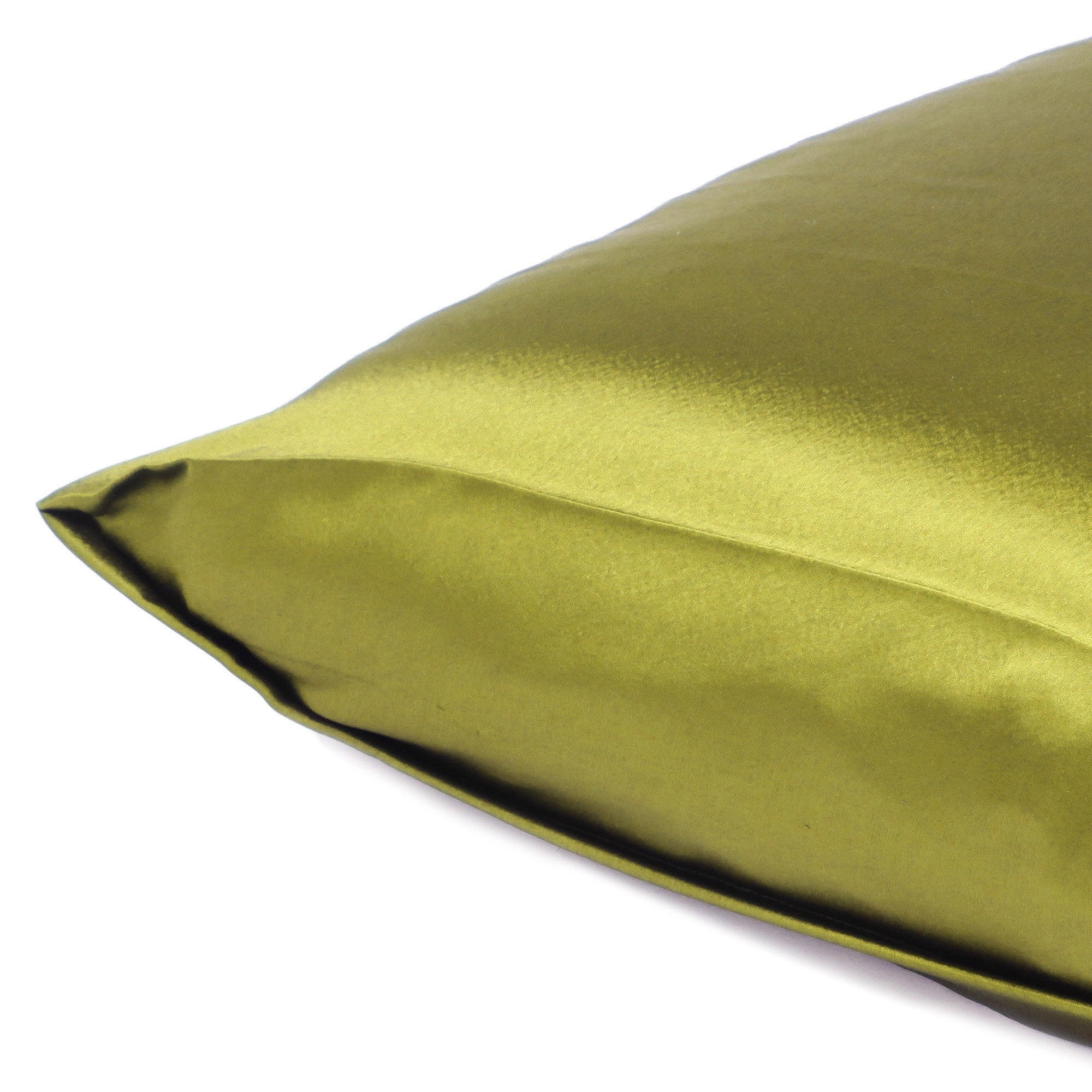 Lemongrass Dreamy Set Of 2 Silky Satin Queen Pillowcases