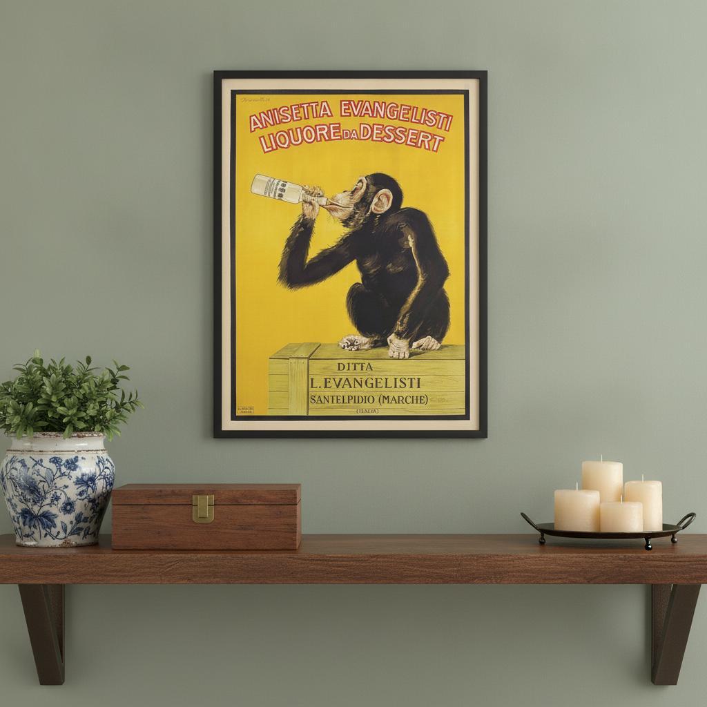 Anisetta Evangelisti Italian Liquor Unframed Print Wall Art