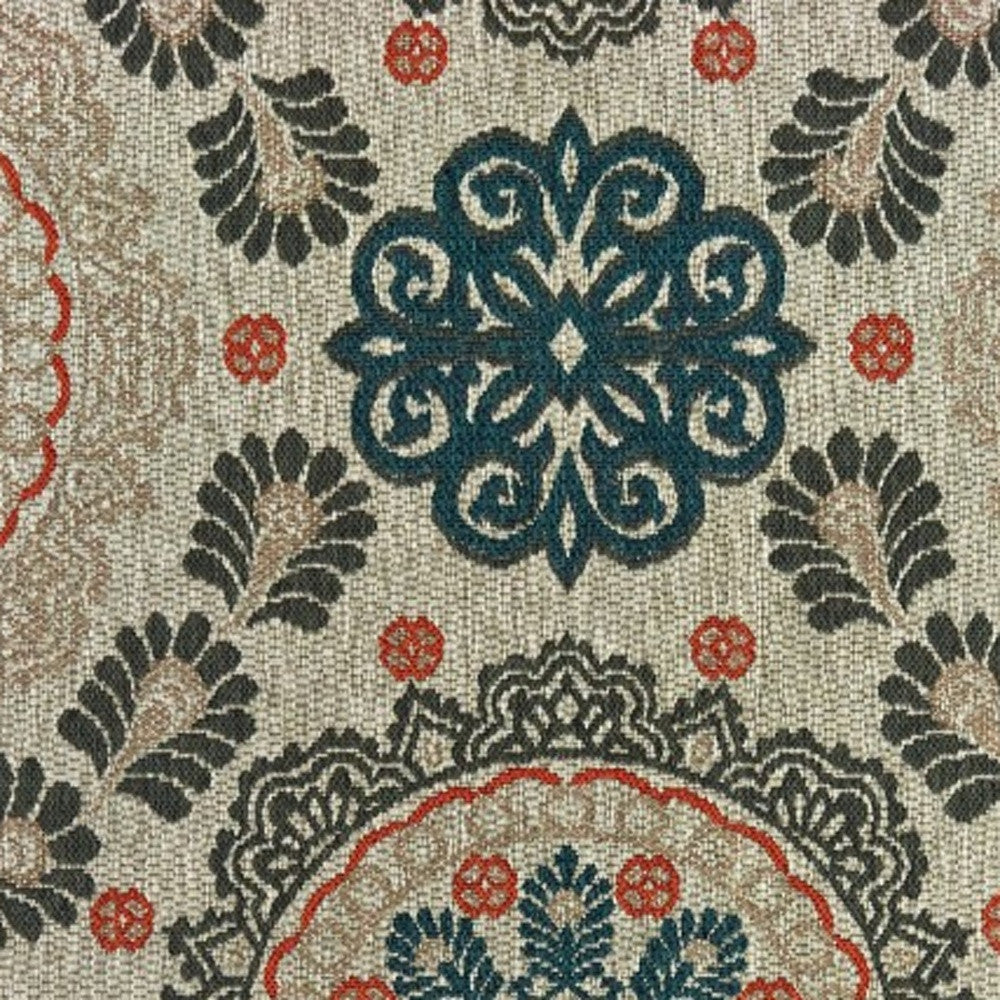5' X 7' Blue And Gray Moroccan Indoor Outdoor Area Rug