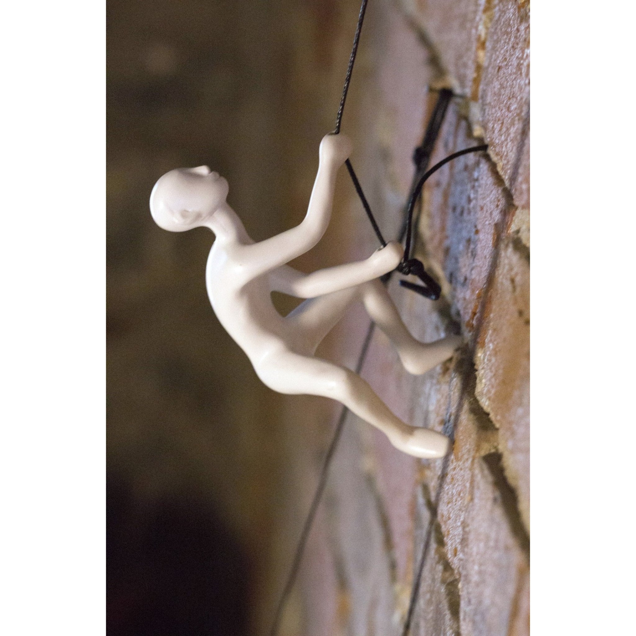 6" X 3" White Resin Novelty Hanging Dimensional Sculpture