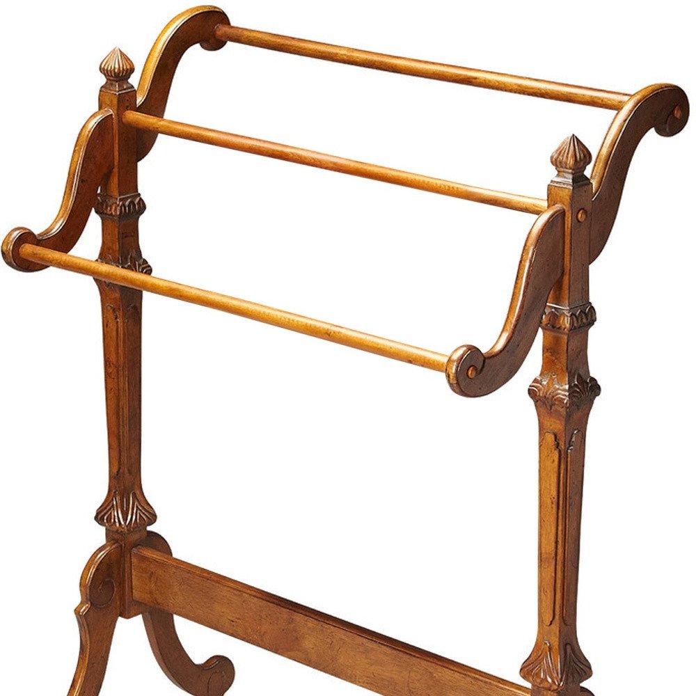 37" Brown Solid and Manufactured Wood Panel Screen Room Divider