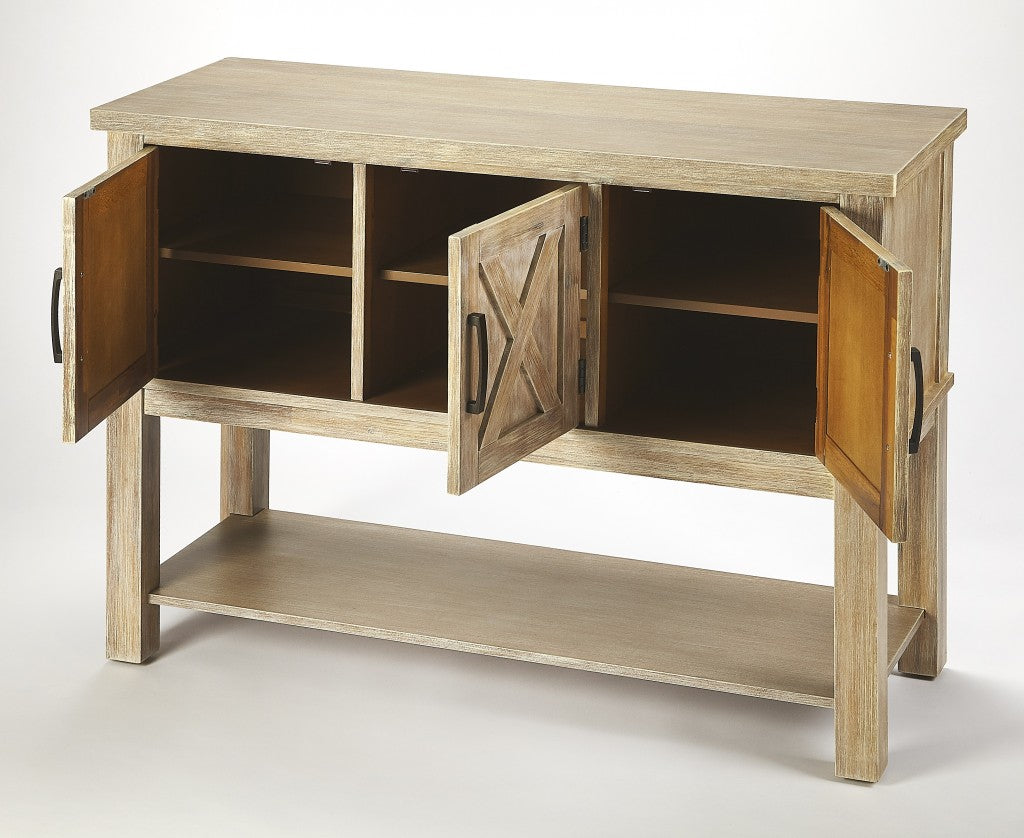 Rustic Natural Urban Gray Buffet Cabinet