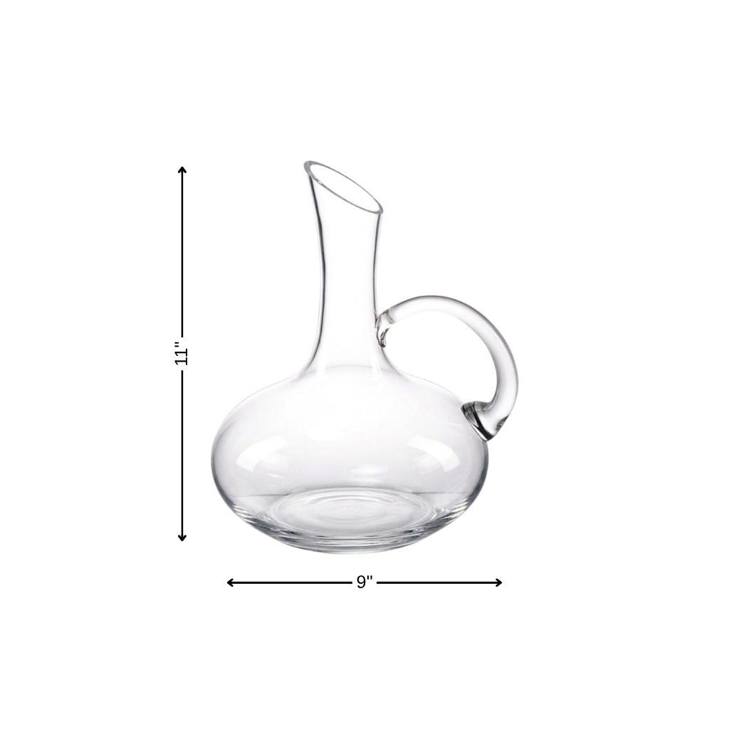 Genie Mouth Blown Lead Free Crystal Wine Carafe