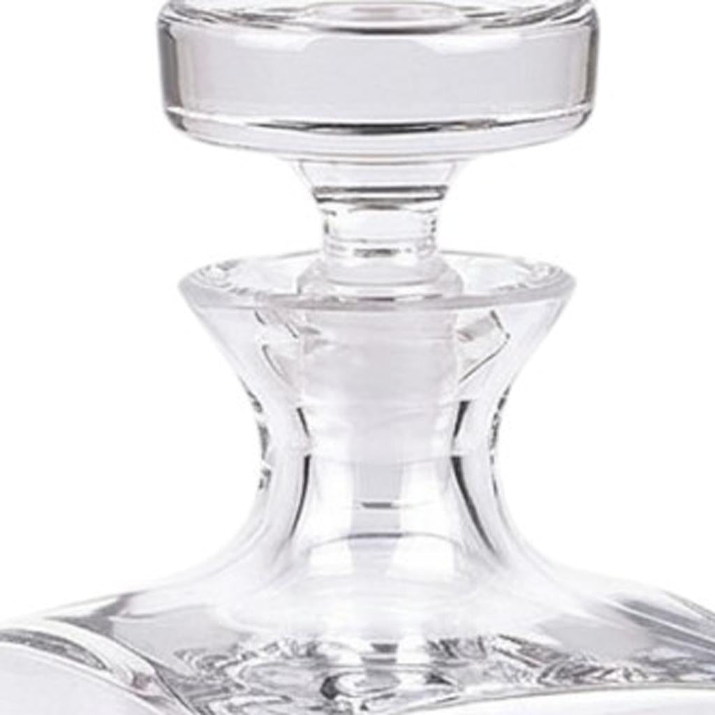 European Mouth Blown Lead Free Crystal Liquor Decanter