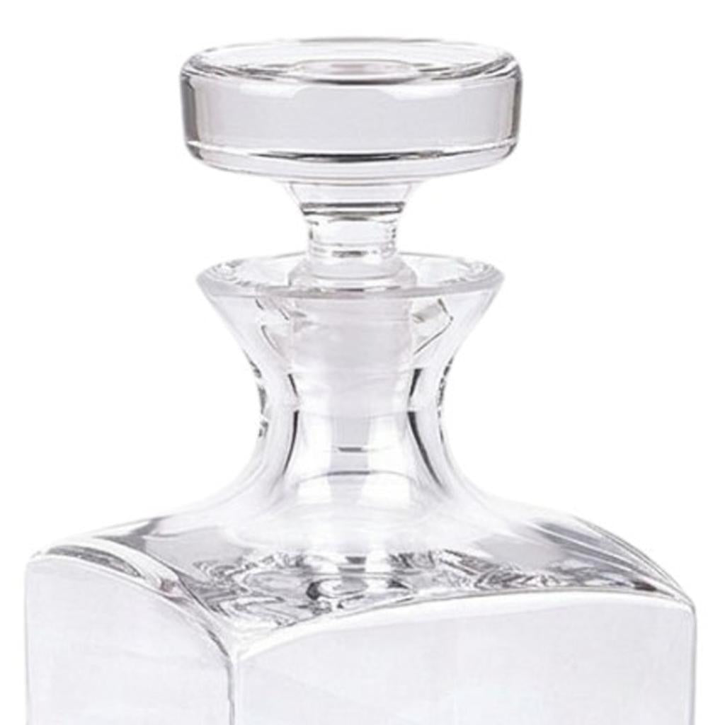 European Mouth Blown Lead Free Crystal Liquor Decanter
