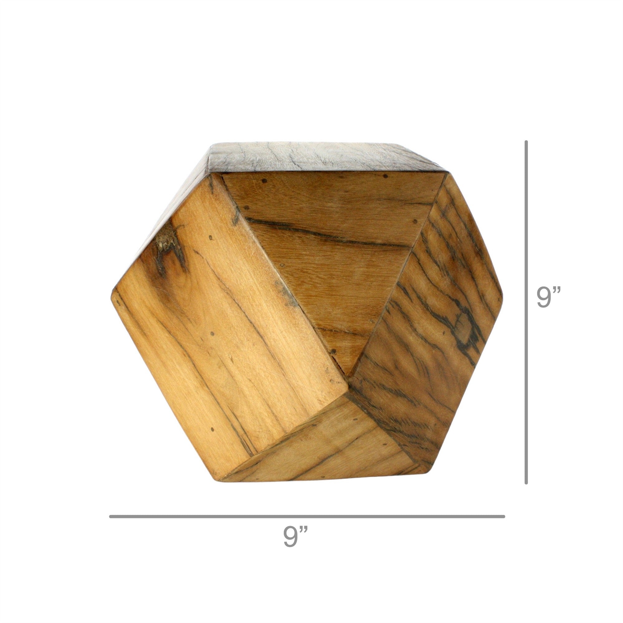 Wooden Geometric Sculpture