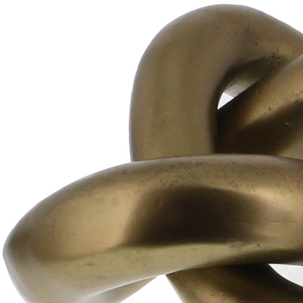 5" Brass Metal Sculpture