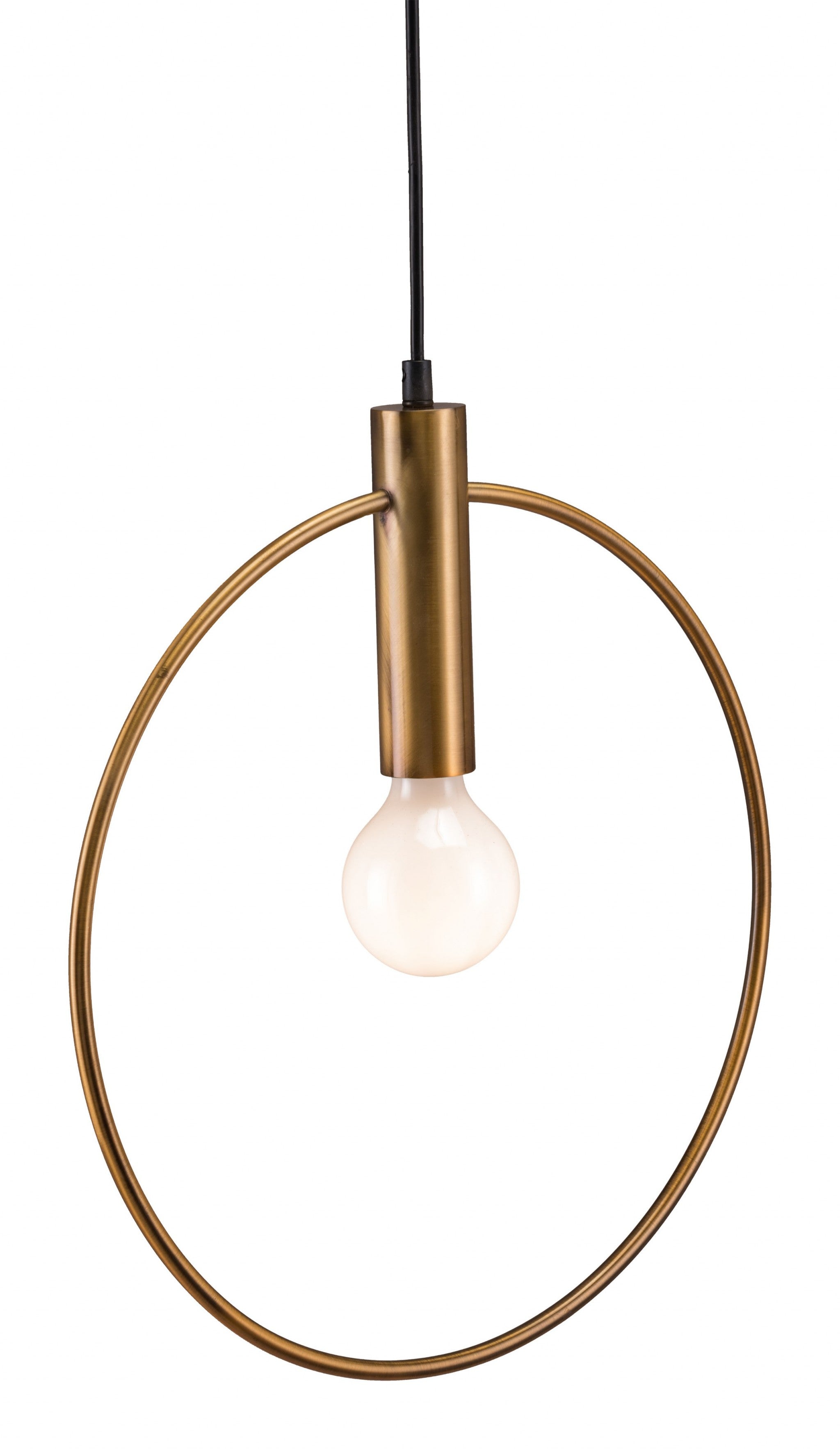 Gold Ring Ceiling Lamp