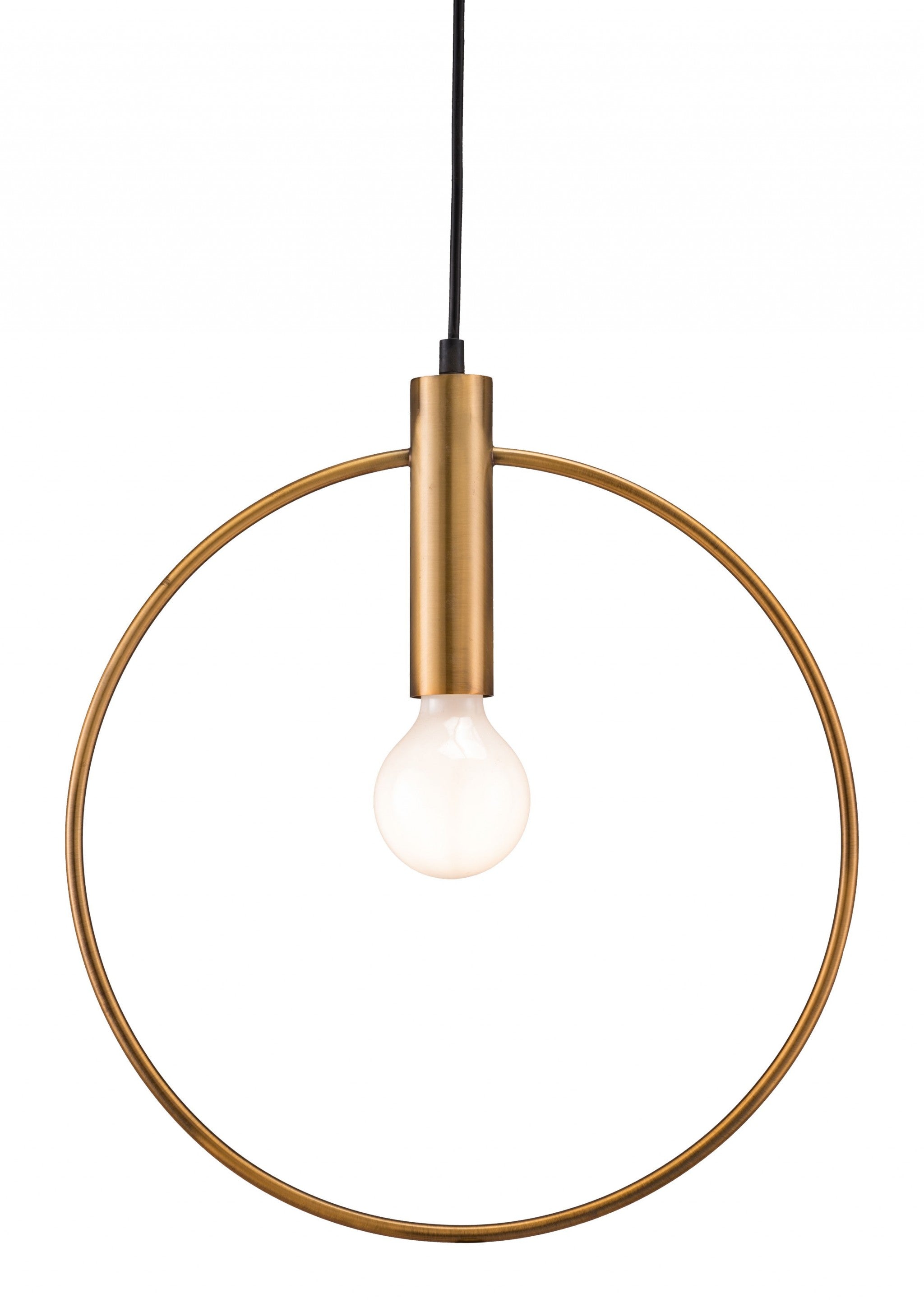 Gold Ring Metal Dimmable Chandelier