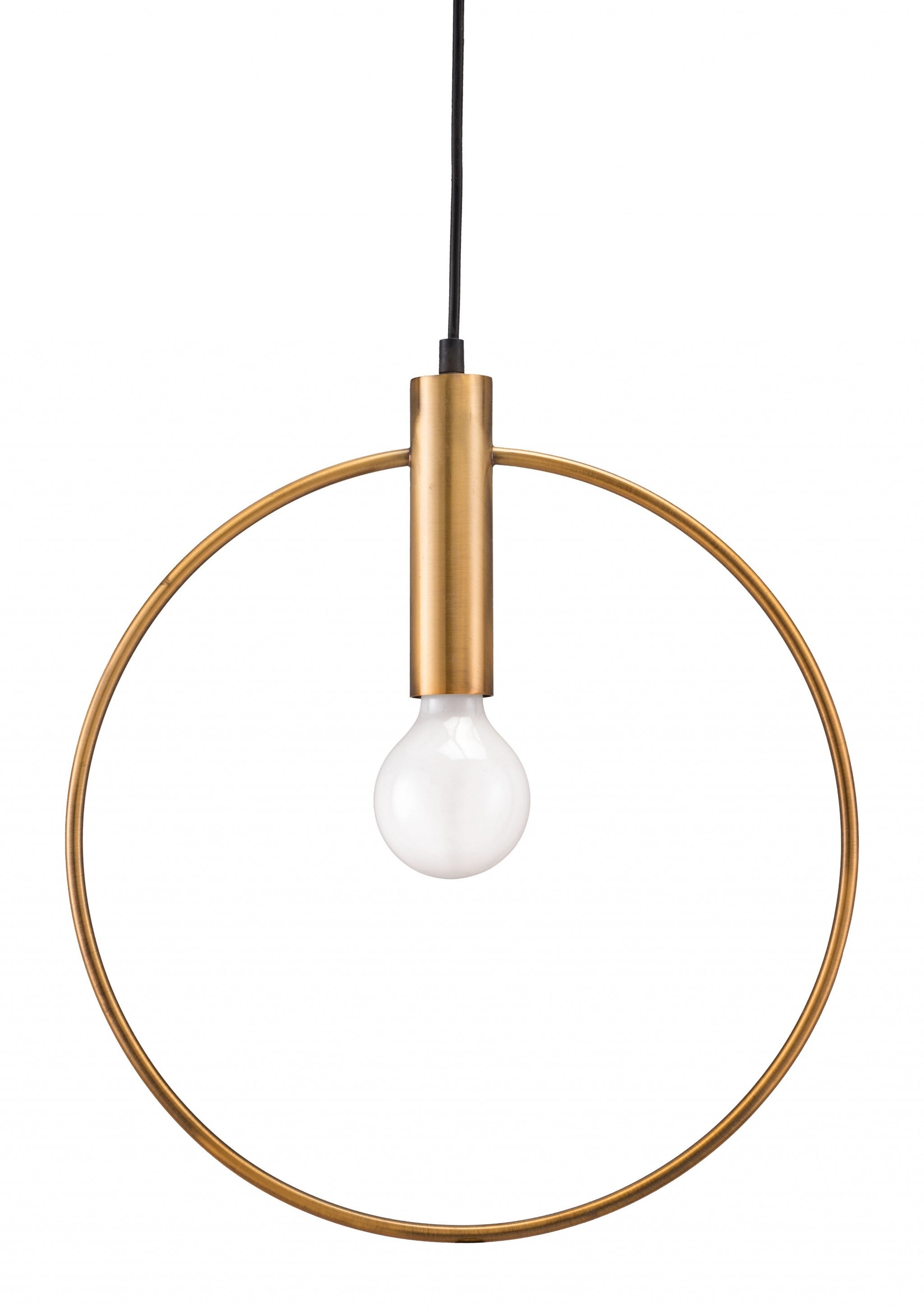 Gold Ring Metal Dimmable Chandelier