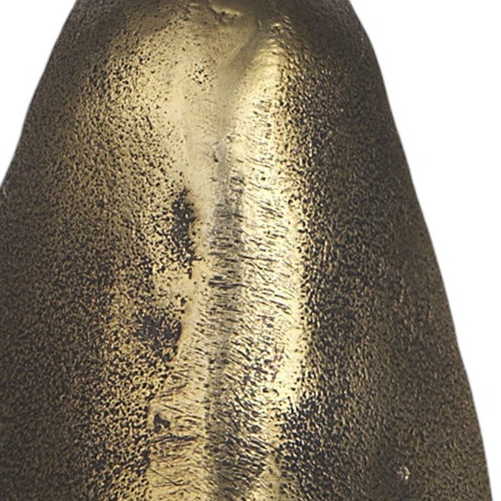 Set of Two 3" Gold Metal Bird Decorative Bookends