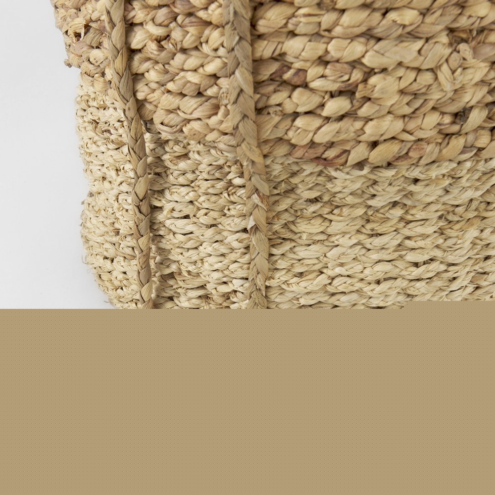 Set of Three Brown Wicker Basket