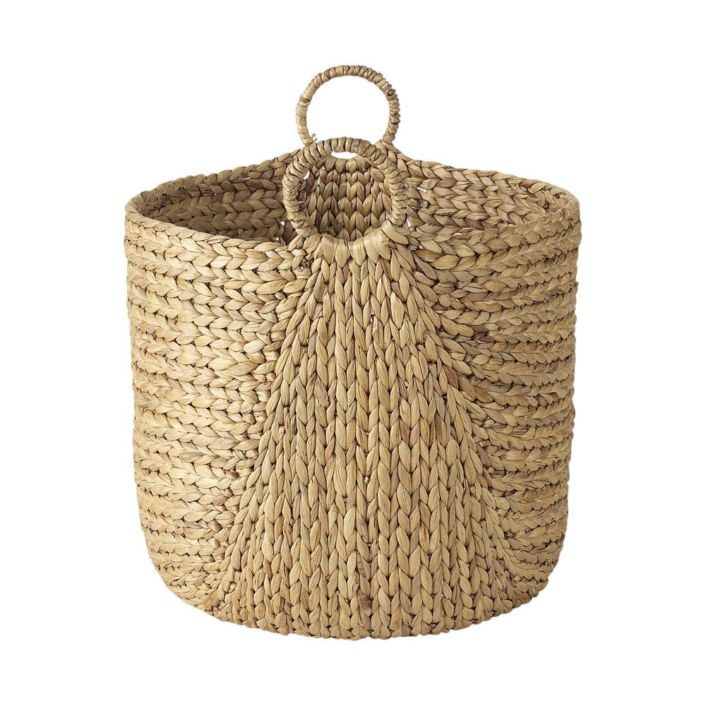 Set Of Three Braided Wicker Storage Baskets