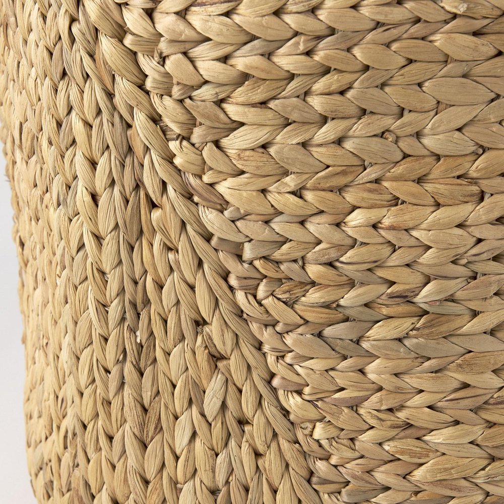 Set of Three Brown Wicker Basket