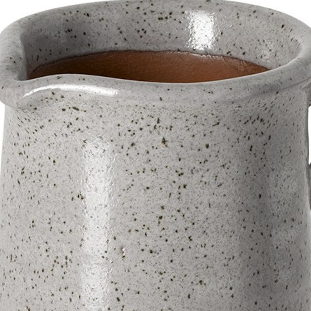 Gray Speckle Decorative Ceramic Jug
