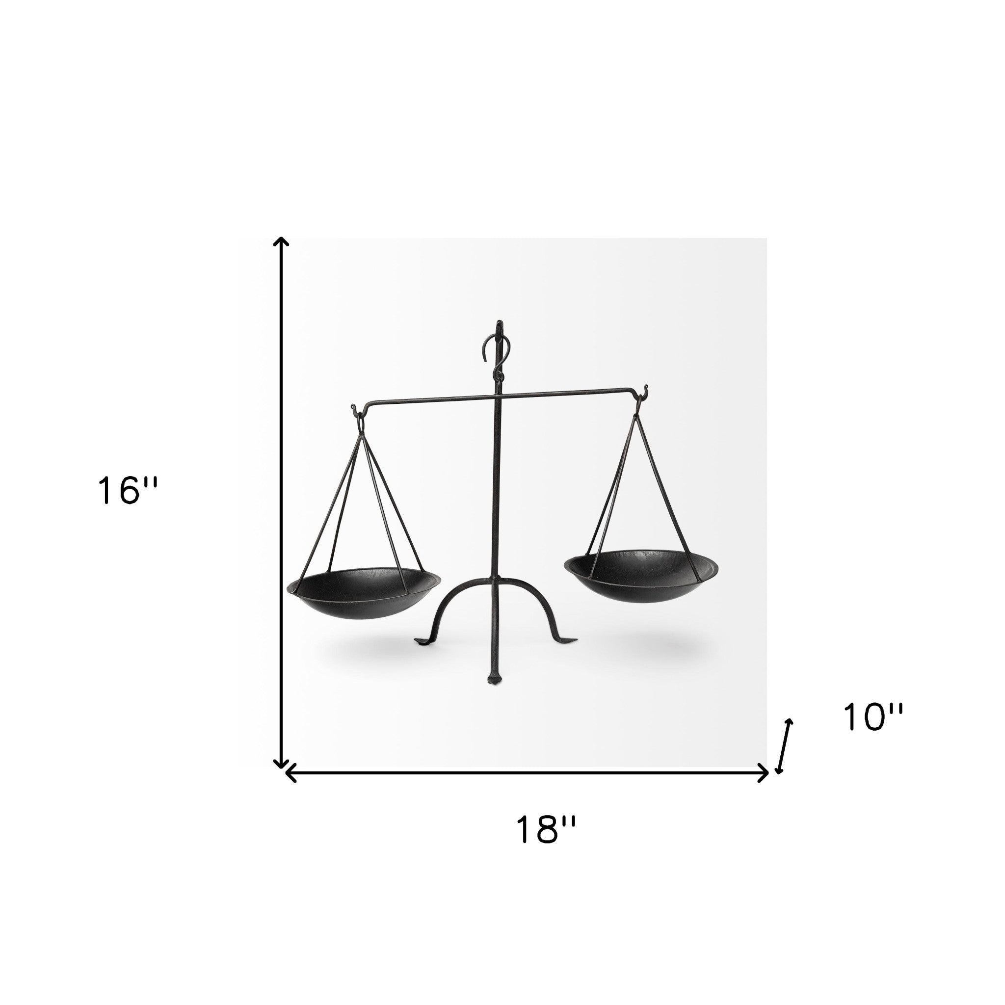 Libra Dark Metal Vintage Decorative Scale