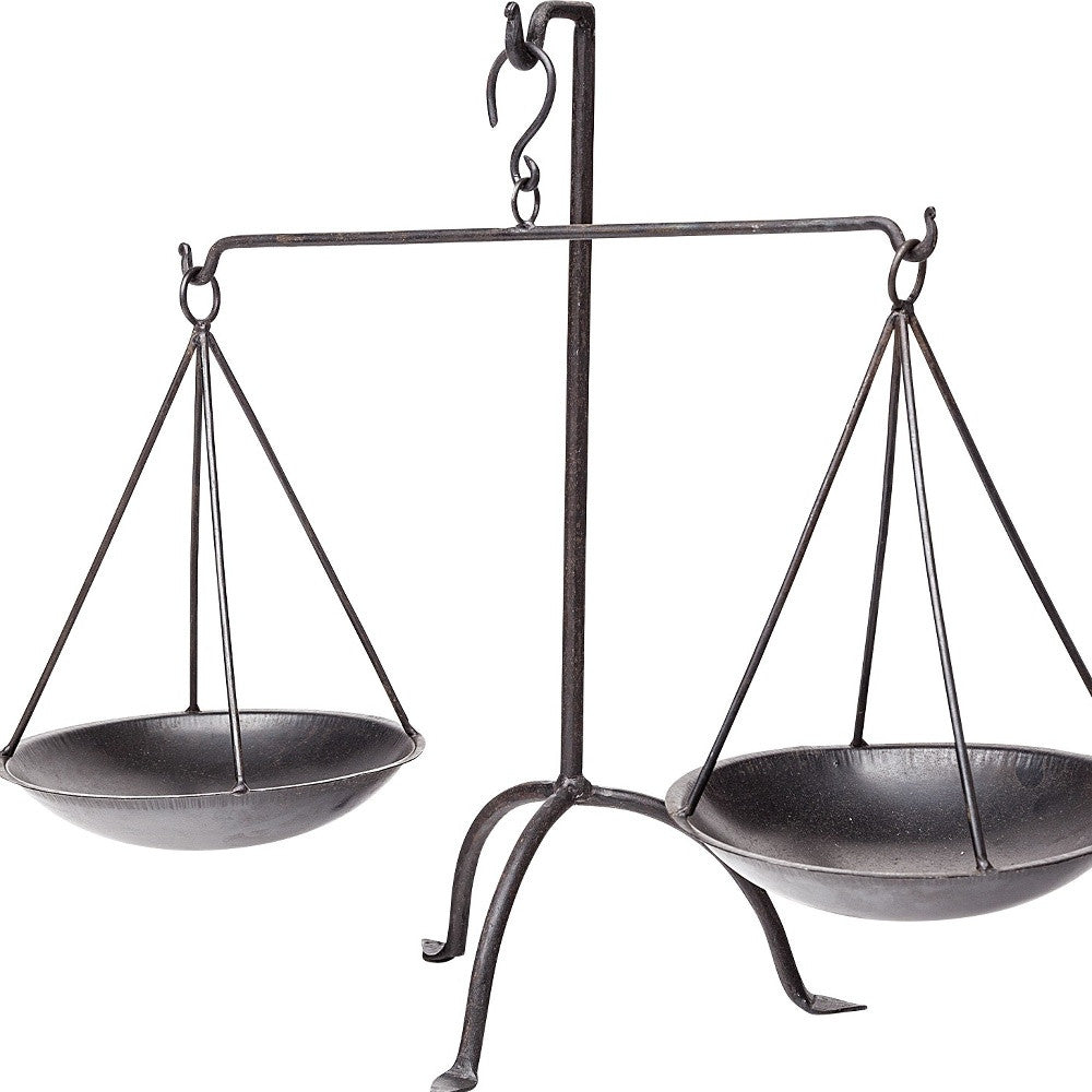 Libra Dark Metal Vintage Decorative Scale