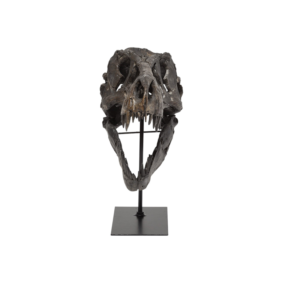 12" Brown Fabric Dinosaur Tabletop Sculpture