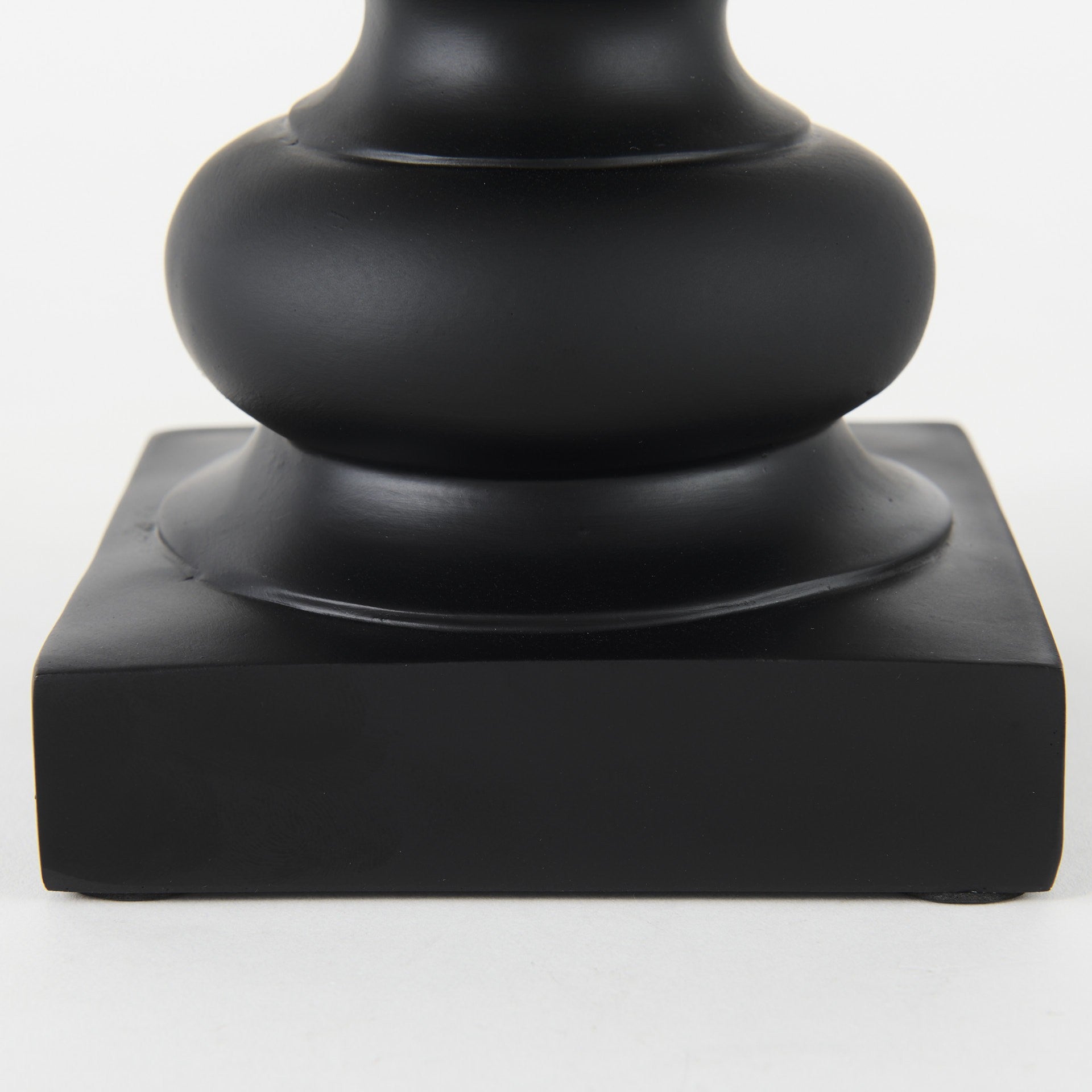 Black Resin Suited Fox Bust Sculpture